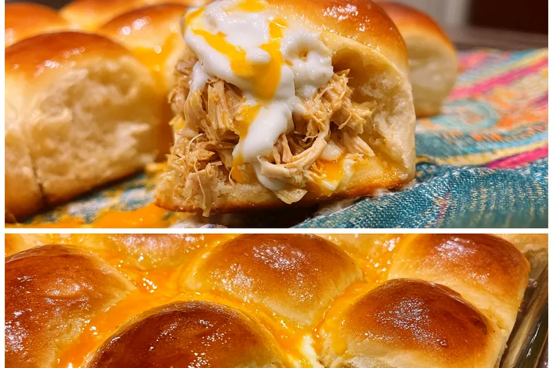 Fresh ingredients for Spicy Chicken Stuffed Rolls