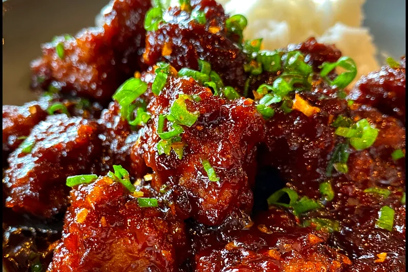 Fresh ingredients for Sticky Glazed Chicken Bites