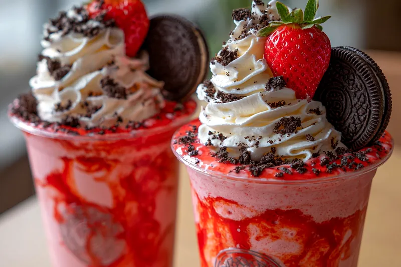 Fresh ingredients for Strawberry Chocolate Delight