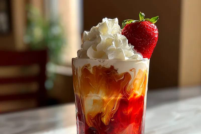 Cooking process for Strawberry Cream Delight