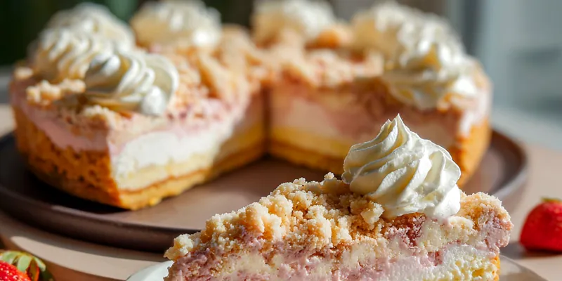 Strawberry Crunch Cheesecake