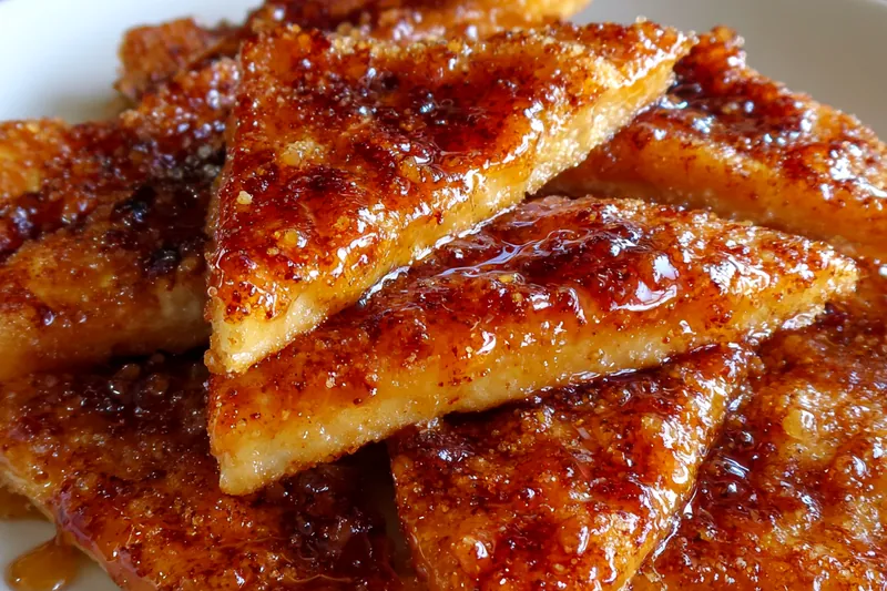 Ingredients for cinnamon-sugar pizza strips