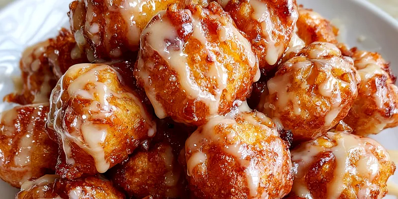Sweet Glazed Apple Bites