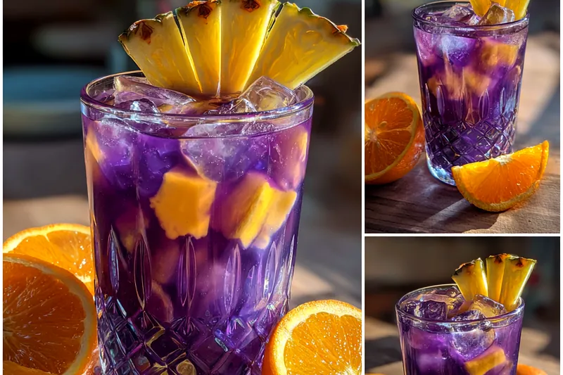 Cooking process for Tropical Grape Punch