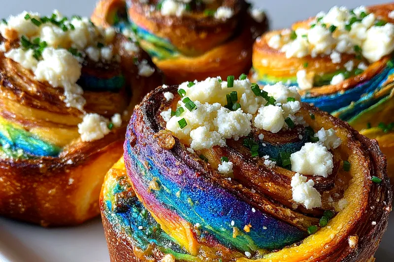 Fresh ingredients for Vibrant Swirled Breakfast Pastries