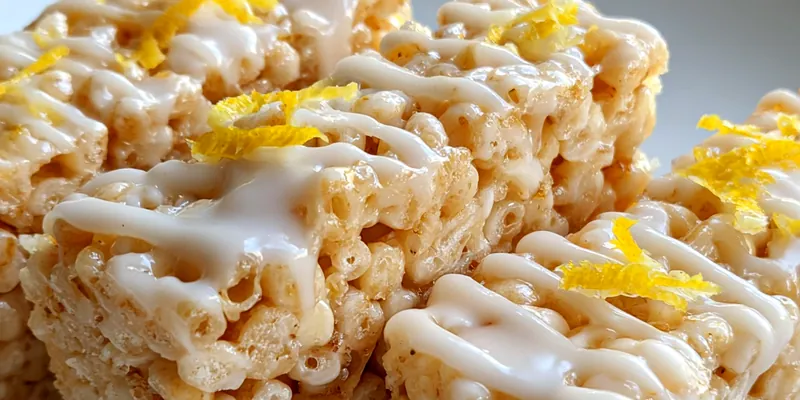 Zesty Lemon Rice Treats