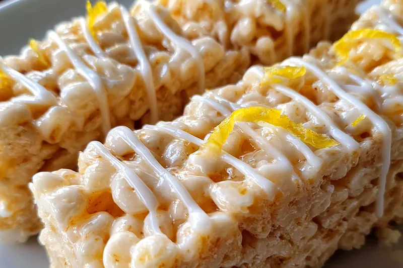 Fresh ingredients for Zesty Lemon Rice Treats